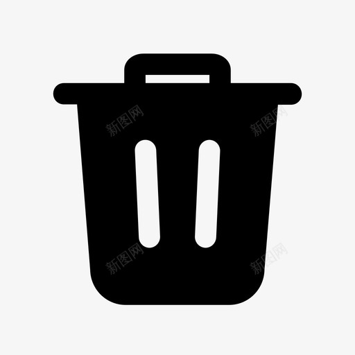 垃圾桶删除书桌垃圾桶图标svg_新图网 https://ixintu.com 书桌垃圾桶 删除 垃圾桶 移除