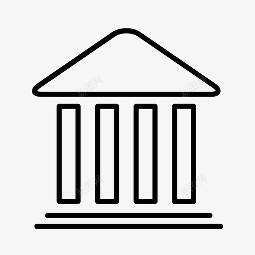 纪念碑古代建筑图标svg_新图网 https://ixintu.com 古代 希腊语 建筑 纪念碑 运输 遗迹