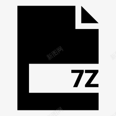 7z7zip压缩文档图标图标