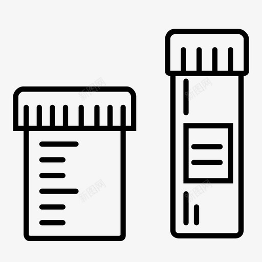 容器实验室测试实验室图标svg_新图网 https://ixintu.com 医学分析 实验室 实验室测试 容器 试管