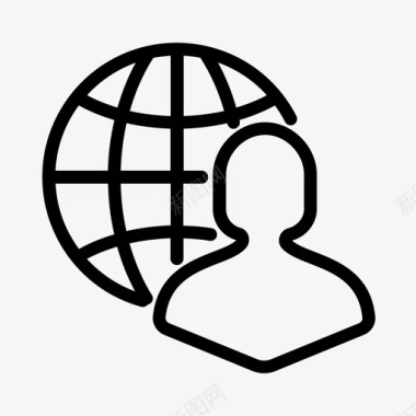 全球业务世界全球图标图标
