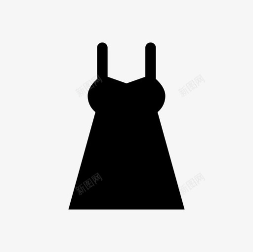 服装时尚女人图标svg_新图网 https://ixintu.com 女人 时尚 服装 衣服填充轻线图标集