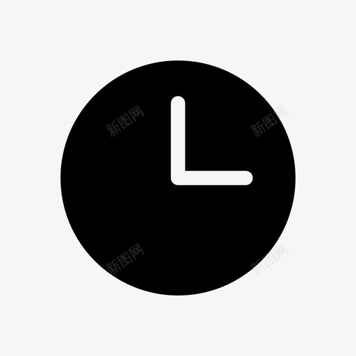时钟告诉时间计时器图标svg_新图网 https://ixintu.com 告诉时间 完成 时钟 计时 计时器
