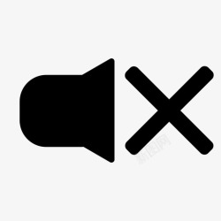 扬声器没有声音静音马克没有声音图标高清图片