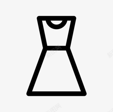 服装时装女士图标图标