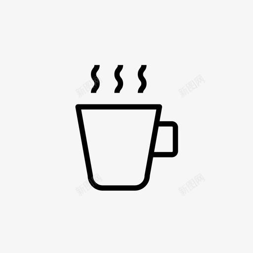 咖啡杯咖啡厅咖啡休息时间图标svg_新图网 https://ixintu.com 咖啡休息时间 咖啡厅 咖啡杯 咖啡细线图标集