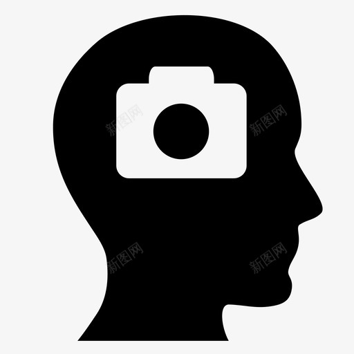 自拍相机头图标svg_新图网 https://ixintu.com 头 摄影 摄影师 摄影相机 照片 相机 自拍