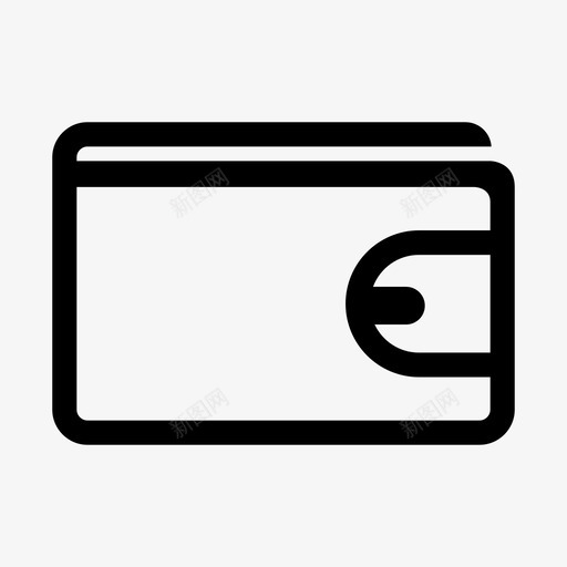 钱包卡座现金钱包图标svg_新图网 https://ixintu.com 卡座 现金钱包 钱包 钱夹
