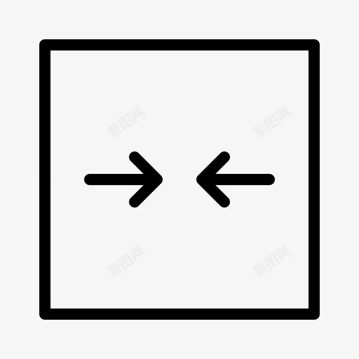 压缩箭头方向图标svg_新图网 https://ixintu.com 压缩 方向 方式 移动 箭头