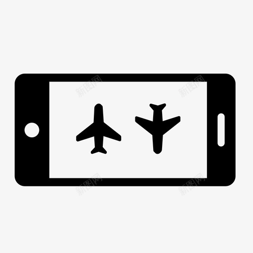 电话机场飞机应用程序图标svg_新图网 https://ixintu.com 应用程序 旅行 电话机场 电话飞机 计划 飞机