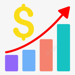 财务图标财务报告分析条形图图标高清图片