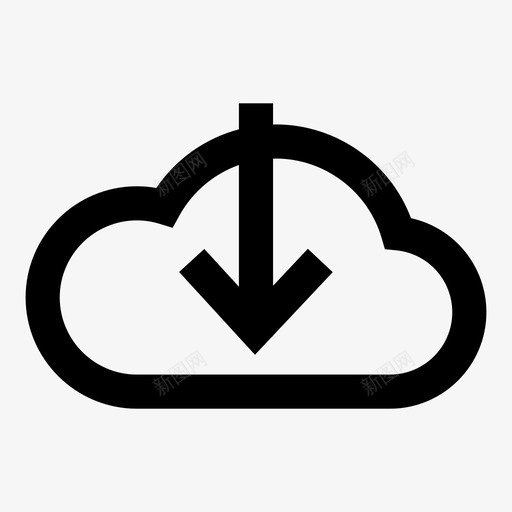 云icloud服务器图标svg_新图网 https://ixintu.com icloud 下载云 服务器 网络图标