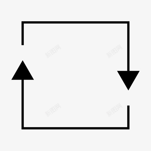 循环箭头方向移动图标svg_新图网 https://ixintu.com 循环箭头 方向 移动