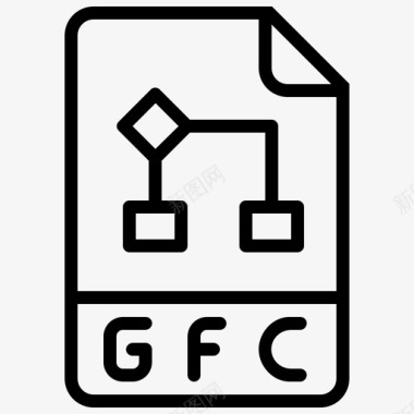 gfc文件进程图标图标