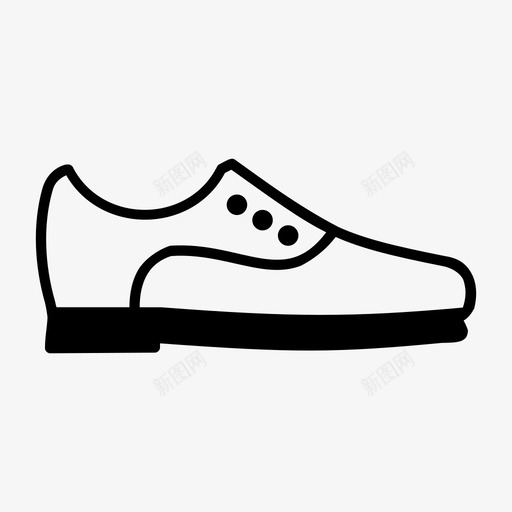 鞋鞋类皮鞋图标svg_新图网 https://ixintu.com 牛津鞋 皮鞋 运动鞋 鞋 鞋类