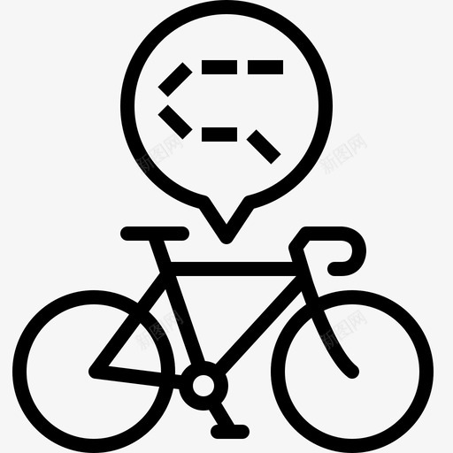 自行车链驱动齿轮图标svg_新图网 https://ixintu.com 美味的道路自行车生活 自行车链 驱动 齿轮