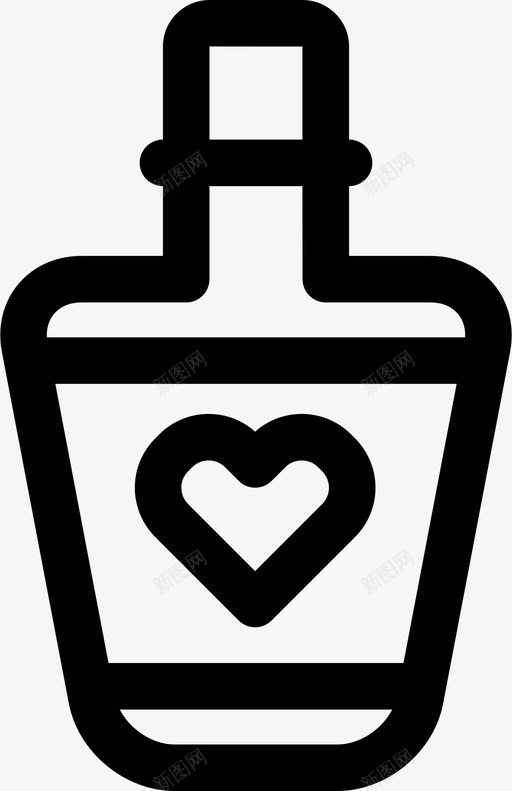 爱情药剂液体魔法图标svg_新图网 https://ixintu.com 可爱 咒语 液体 混合 激情 爱情药剂 魔法
