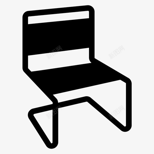 椅子师家具图标svg_新图网 https://ixintu.com 办公室 家具 家居用品 座椅 椅子 设计师