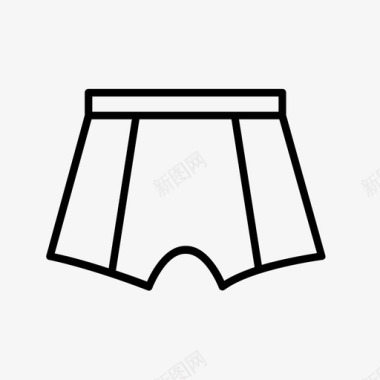 内衣拳击短裤裤子图标图标