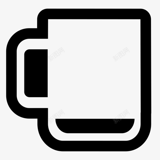 杯子啤酒咖啡图标svg_新图网 https://ixintu.com 咖啡 啤酒 杯子 空的 饮料