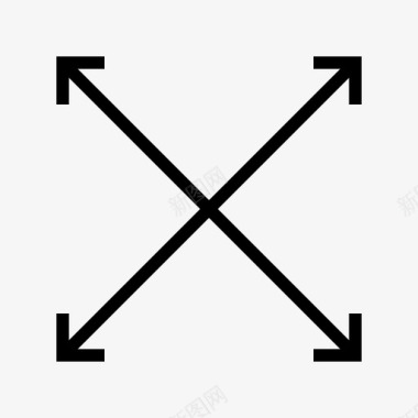 十字箭头方向移动图标图标