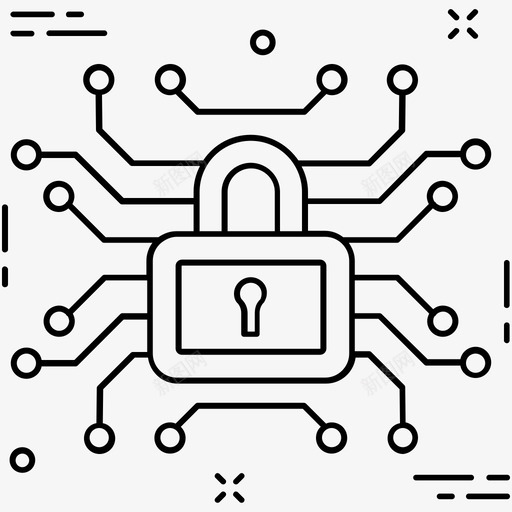 数字锁挂锁保护图标svg_新图网 https://ixintu.com 保护 其他图标2 安全 安全系统 挂锁 数字锁