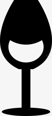 葡萄酒酒精饮料玻璃杯图标图标