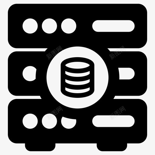 服务器数据访问数据库图标svg_新图网 https://ixintu.com 公共 数据库 服务器数据 服务器文件 访问