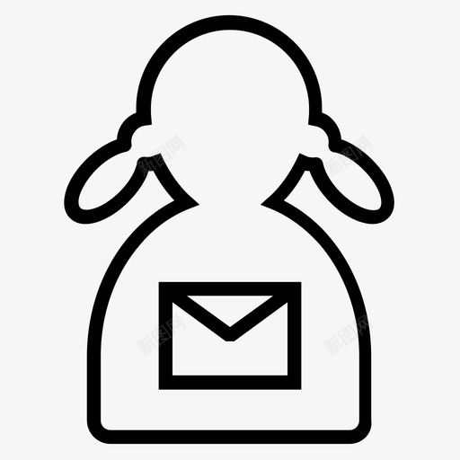 用户消息电子邮件验证信件图标svg_新图网 https://ixintu.com 信件 信使 帖子 用户和操作 用户消息 用户通知 电子邮件验证