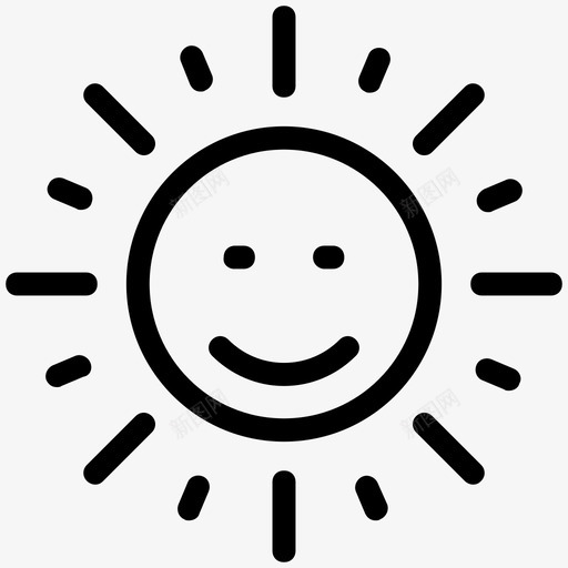 太阳早上好快乐的太阳图标svg_新图网 https://ixintu.com 夏天 夏天和旅行的平滑线图标 太阳 微笑的太阳 快乐的太阳 早上好 英文早上好 阳光灿烂的日子