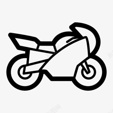 摩托车自行车直升机图标图标