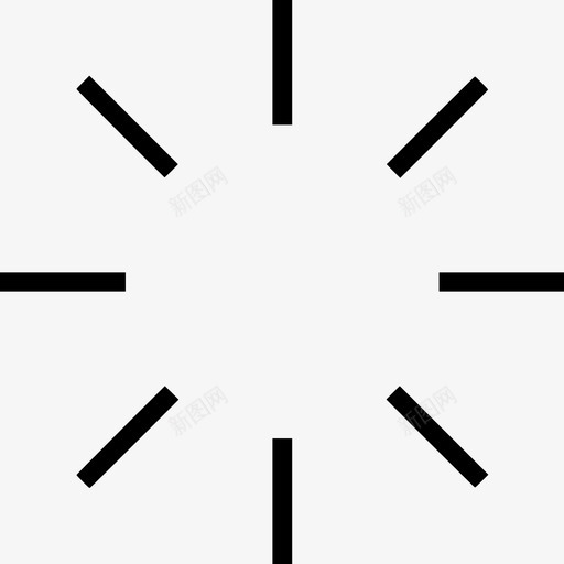 光亮能量图标svg_新图网 https://ixintu.com 亮 光 光芒 能量 阳光