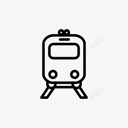 地铁公共铁路图标svg_新图网 https://ixintu.com 交通 公共 地铁 铁路