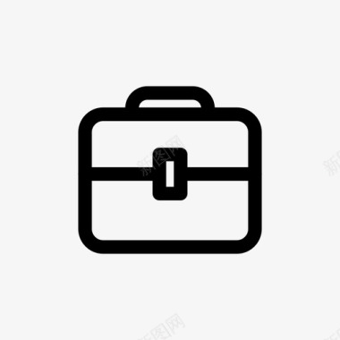 公文包机场行李图标图标
