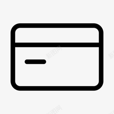 信用卡借记卡刷卡图标图标