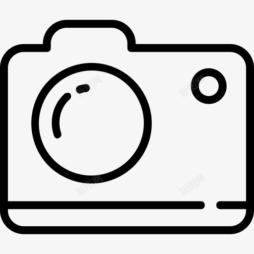 照相机数码相机照相图标svg_新图网 https://ixintu.com 摄影 教育线图标 数码相机 照相 照相机