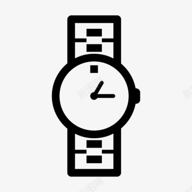 手表钟面小时图标图标