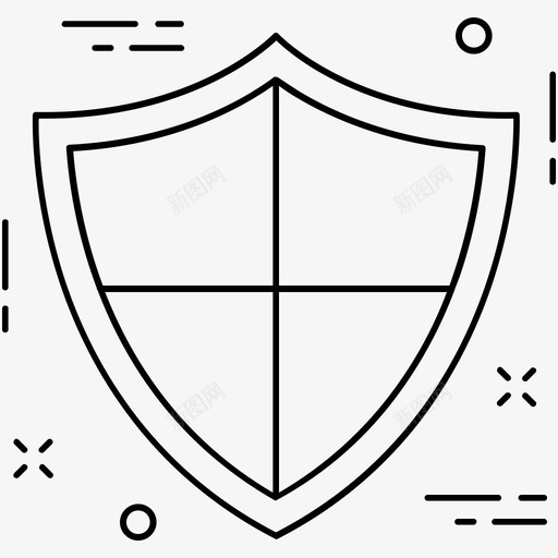 盾牌防御防火墙图标svg_新图网 https://ixintu.com 保护 其他图标2 安全 盾牌 防御 防火墙