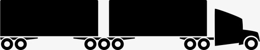 卡车拖车b车图标图标