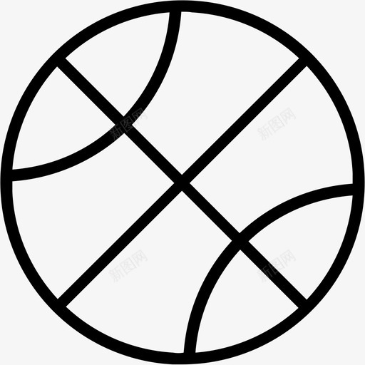篮球运动运动球图标svg_新图网 https://ixintu.com 篮球 运动 运动和游戏 运动球
