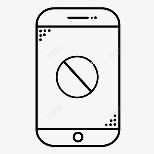 设备取消错误图标svg_新图网 https://ixintu.com 取消 电话 符号 设备 设备v3 错误