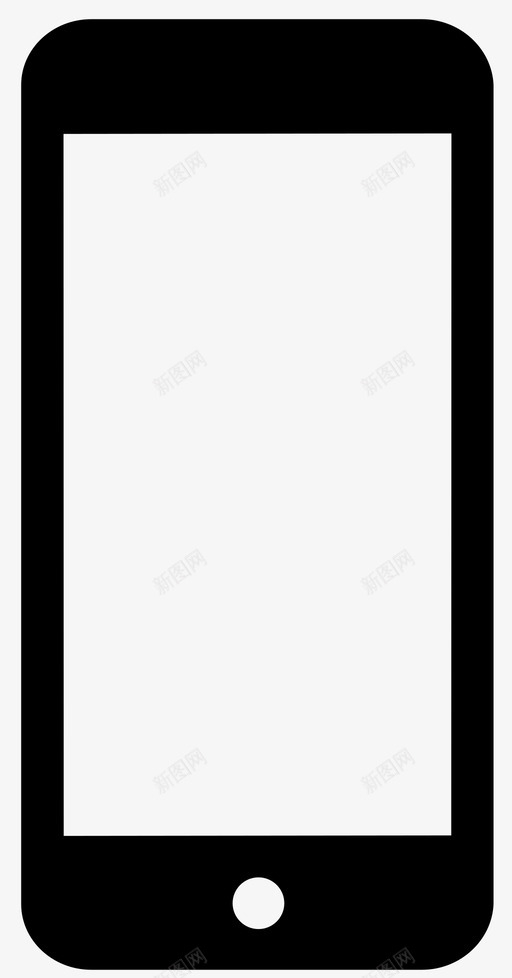 iphone手机科技图标svg_新图网 https://ixintu.com iphone 手机 科技