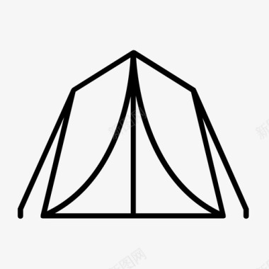 军用帐篷图标图标