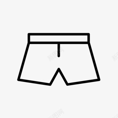 拳击手短裤内裤图标图标