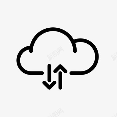 云服务器存储图标图标