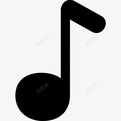 音符流行音乐声音图标svg_新图网 https://ixintu.com 声音 流行音乐 符号 音符