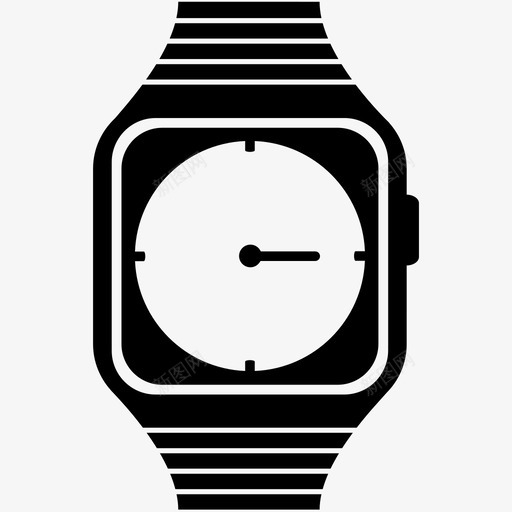 智能手表时钟数字手表图标svg_新图网 https://ixintu.com 数字手表 时钟 时间 智能手表 秒表 计时器