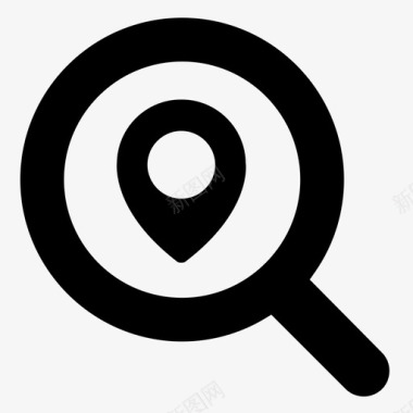 搜索位置地图旅游图标图标