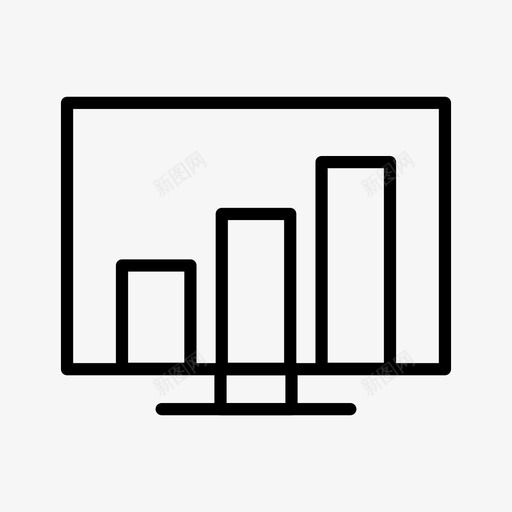统计条形图数据图标svg_新图网 https://ixintu.com lcd 屏幕 搜索引擎优化线 数据 条形图 统计