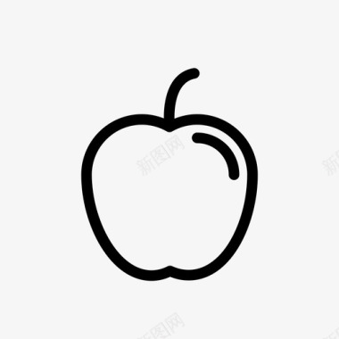 苹果食物新鲜图标图标
